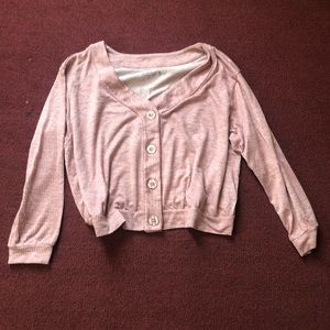 Jockey button front pajama top 1X
